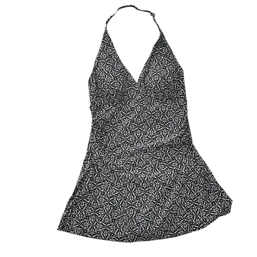 L.L. Bean Slimming Skirted One-Piece Swimsuit - UPF 40+, 10 Regular